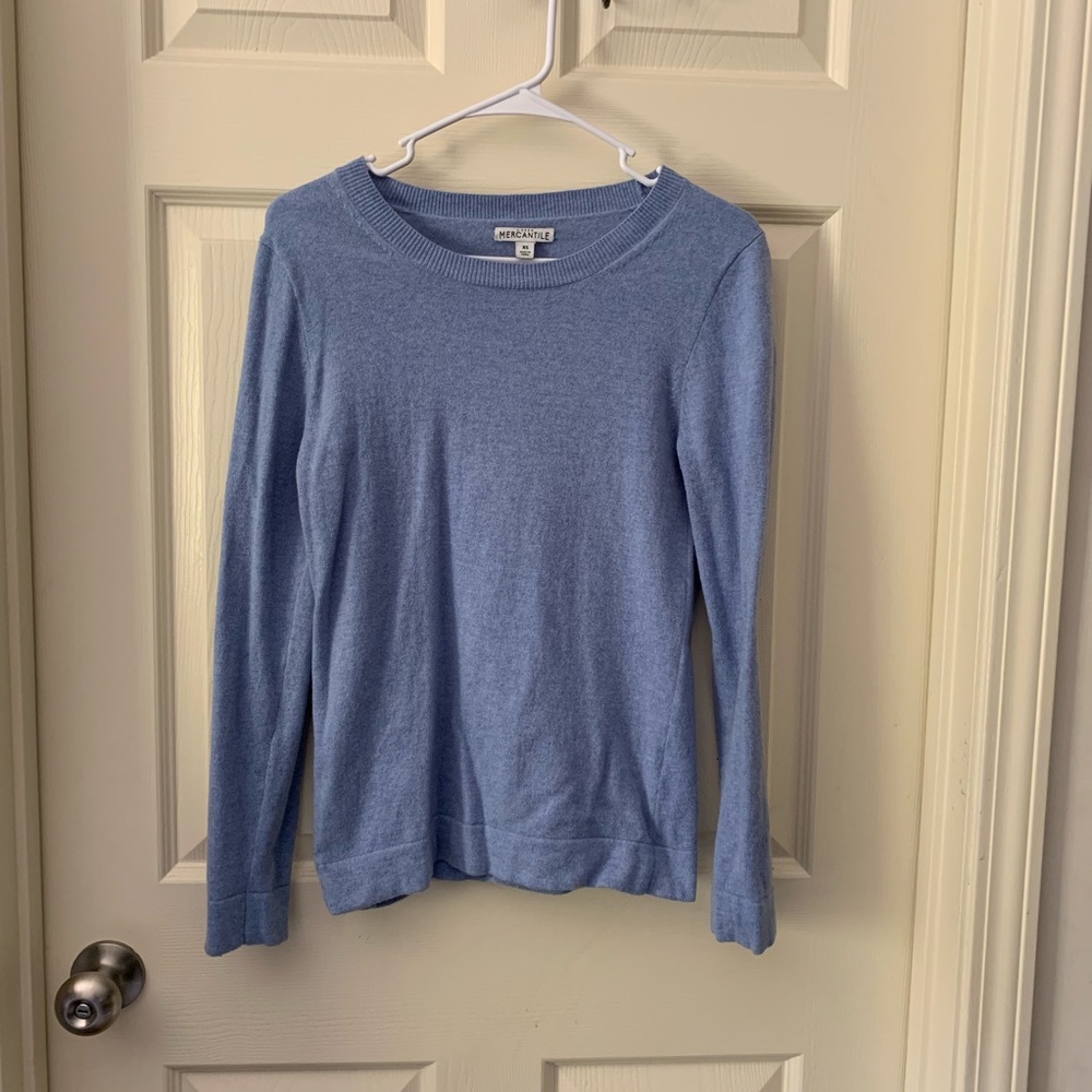 2 for $25 Jcrew Powder blue teddy sweater xs